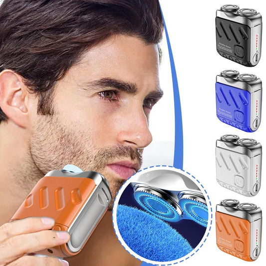 🔥Novedad 2025🔥Afeitadora eléctrica portátil rotativa de doble anillo