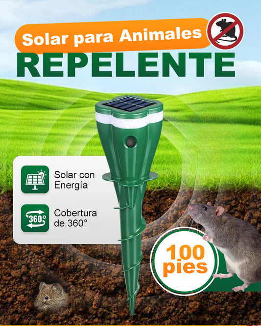 🌸Rebaja de primavera 50% de descuento ☘️Repelente de Topos en Forma de Tornillo Solar a Prueba de Agua